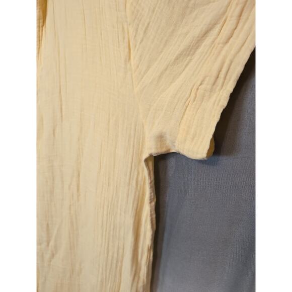 Mallow Hawaii Palm Dress Marshmallow Soft Fabric Women's Size M/L Yellow (124) - Picture 3 of 8